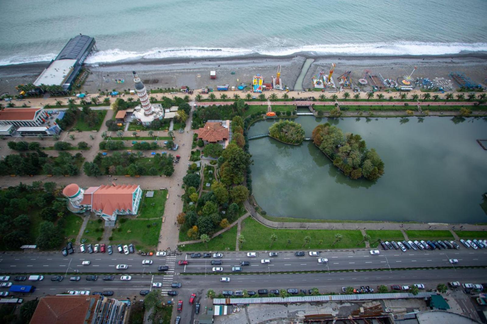 View From Above Orbi City Apartment Batumi Bagian luar foto