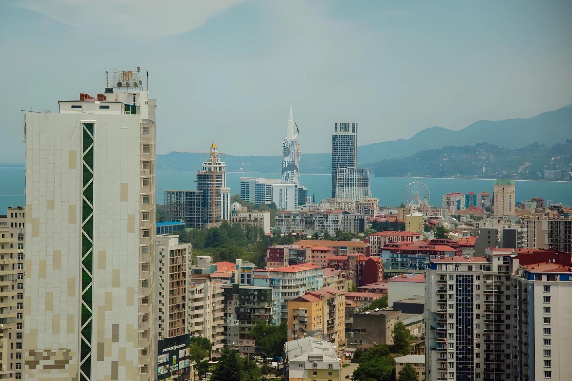 View From Above Orbi City Apartment Batumi Bagian luar foto
